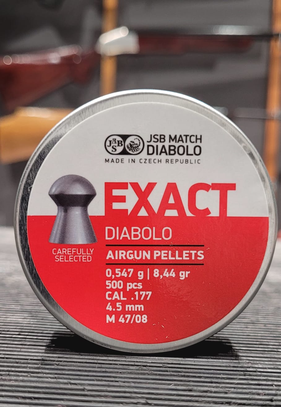 JSB MATCH EXACT DIABOLO .177/4.5 MM PELLETS